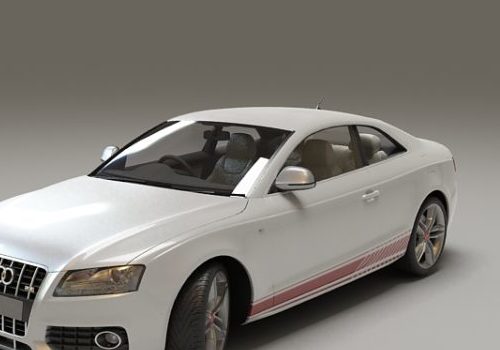 Car Audi S5 Coupe White Paint