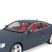 Blue Audi S5 Coupe Car
