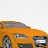 Orange Audi Tt Sports Car