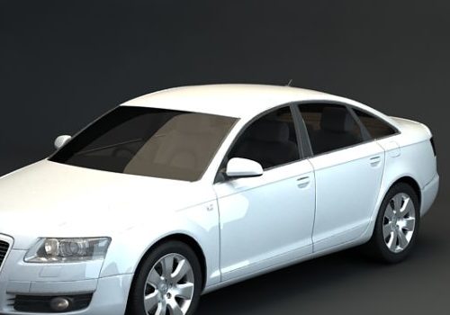 White Audi V8 Quattro Car