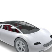 White Audi Concept Car