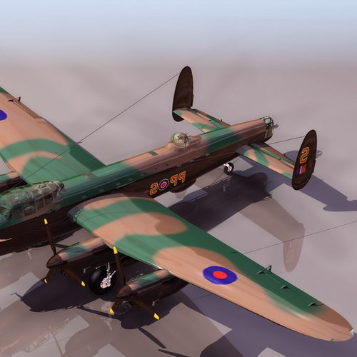 Military Aircraft Avro Lancaster Heavy Bomber