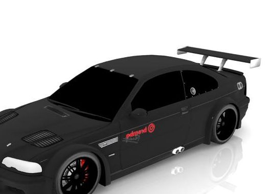 Black Bmw E46 Car