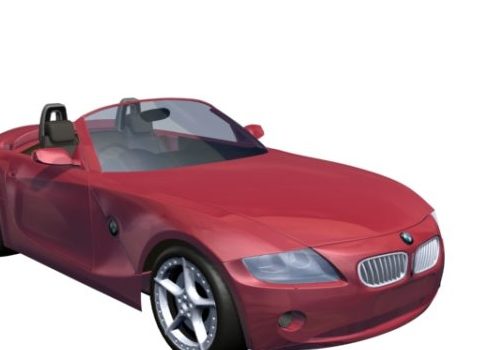 Red Bmw E85 M Roadster