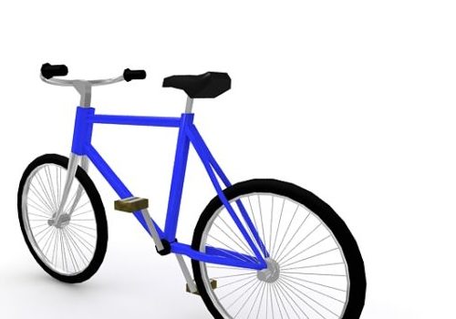 Blue Bike Bmx Bicycle