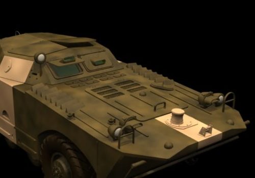 Military Brdm-1 Armored Scout Car
