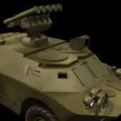 Military Brdm-3 Armored Fighting Vehicle