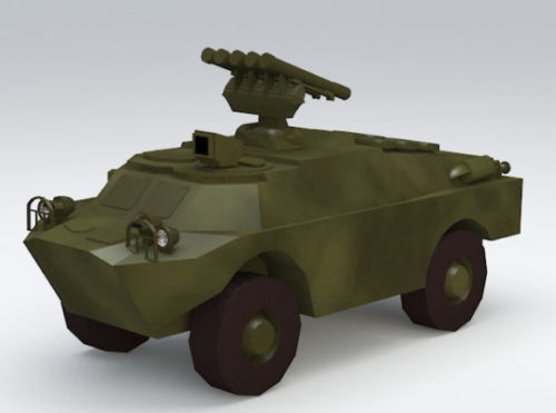Army Vehicle Brdm Amphibious