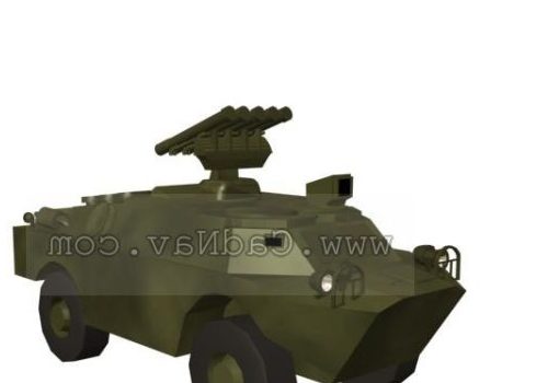 Military Brdm3 Anti-tank Missile Vehicle