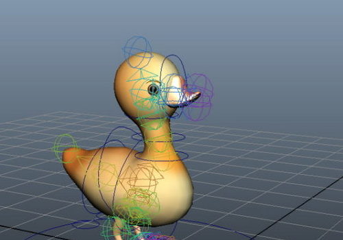 Baby Duck Animal Rigged