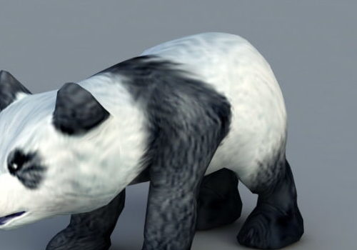 Lowpoly Baby Panda