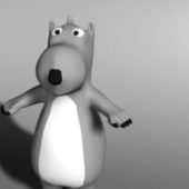 Backkom Cartoon Bear Character