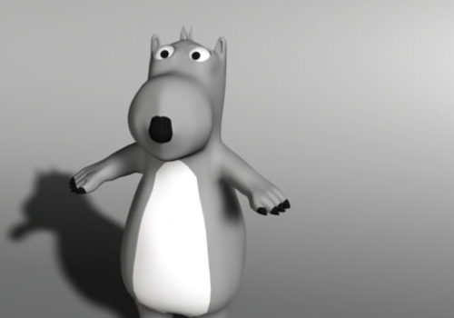 Backkom Cartoon Bear Character