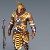 Character Barbarian Warrior Concept Art