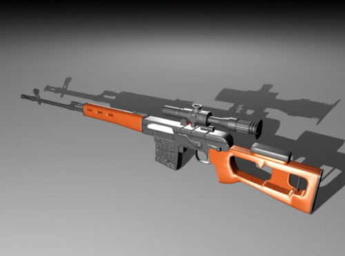 Weapon Barrett 50cal Sniper Rifle Gun