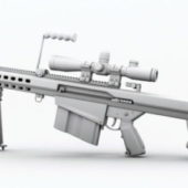 Barrett M82 Sniper Rifle Gun