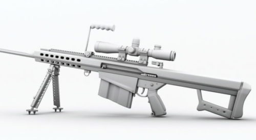 Barrett M82 Sniper Rifle Gun