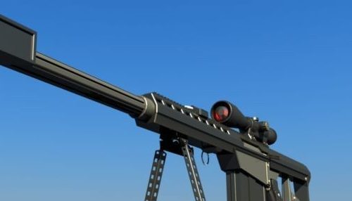 Military Barrett M82 Sniper Rifle Gun
