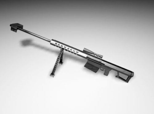 Gun Barrett Rifle