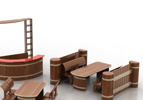 Bar Restaurant Chair Table Set | Furniture