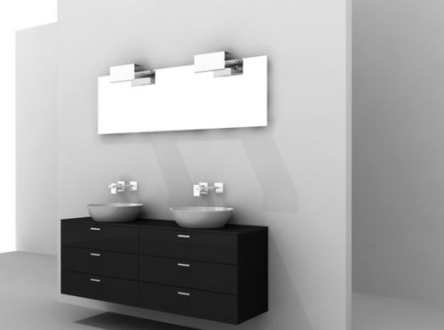 Bathroom Furniture Vanity Black