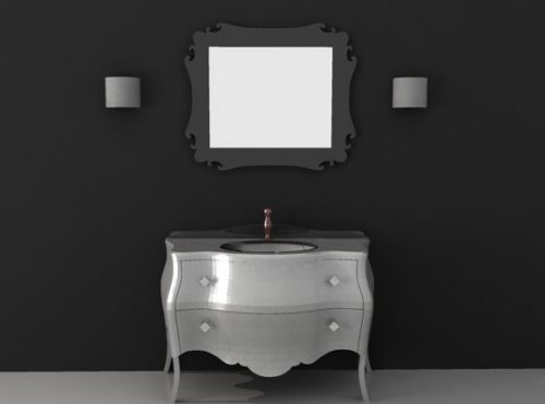 Bathroom Vanity Cabinet Classic Design