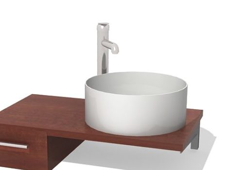 Bathroom Vanity Wooden Countertop