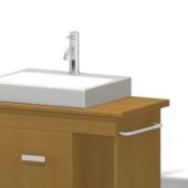 Simple Style Bathroom Vanity Sink