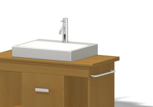 Simple Style Bathroom Vanity Sink