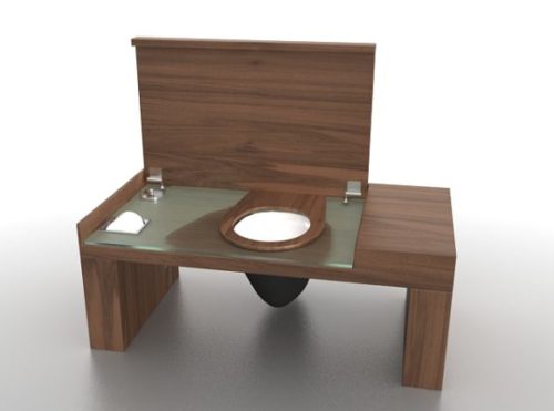 Bathroom Wood Vanity Table