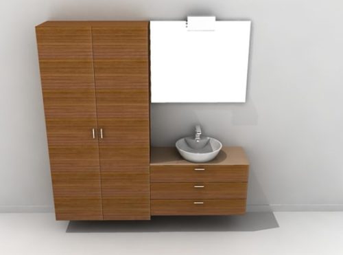 Linen Cabinet Bathroom Vanity