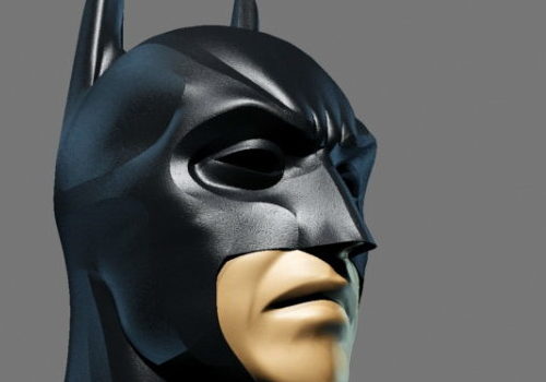 Character Batman Head Free 3D Model - .Max - 123Free3DModels