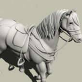 Battle Steed Horse Rigged