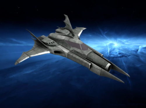 Batwing Fly Sci-fi Ship