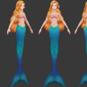 Beautiful Character Anime Mermaid