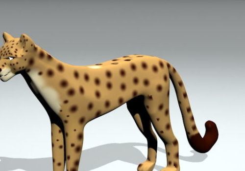 Lowpoly Animal Cheetah