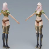 Beautiful Elf Woman Character Design