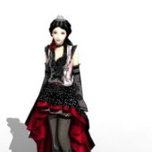 Beautiful Character Gothic Girl