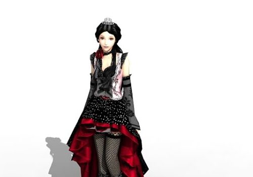 Beautiful Character Gothic Girl