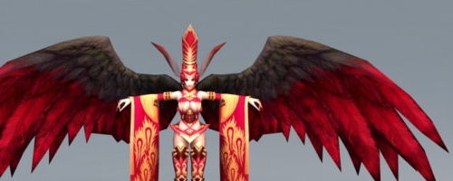 Beautiful Character Warrior Angel