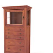 Wardrobe Closet Red Wood Furniture