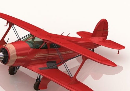 Ww1 Beechcraft Staggerwing Airplane