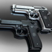 Army Beretta Pistol Gun