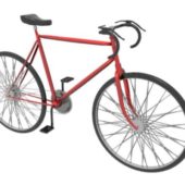 Red Road Bike Bicycle