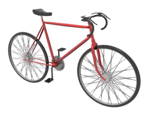 Red Road Bike Bicycle