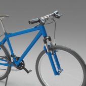 Blue Color Bicycle Mountain Bike
