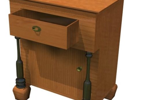 Biedermeier Bedside Table | Furniture