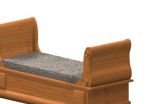 Biedermeier Sleigh Bed | Furniture