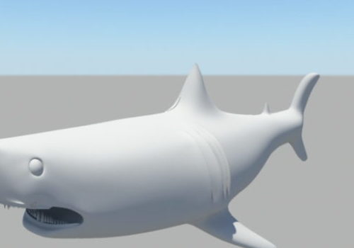 Lowpoly Big Shark