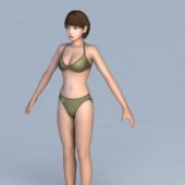 Bikini Asian Woman